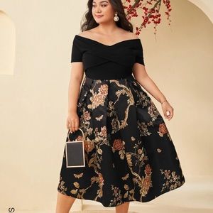 Elegant floral dress